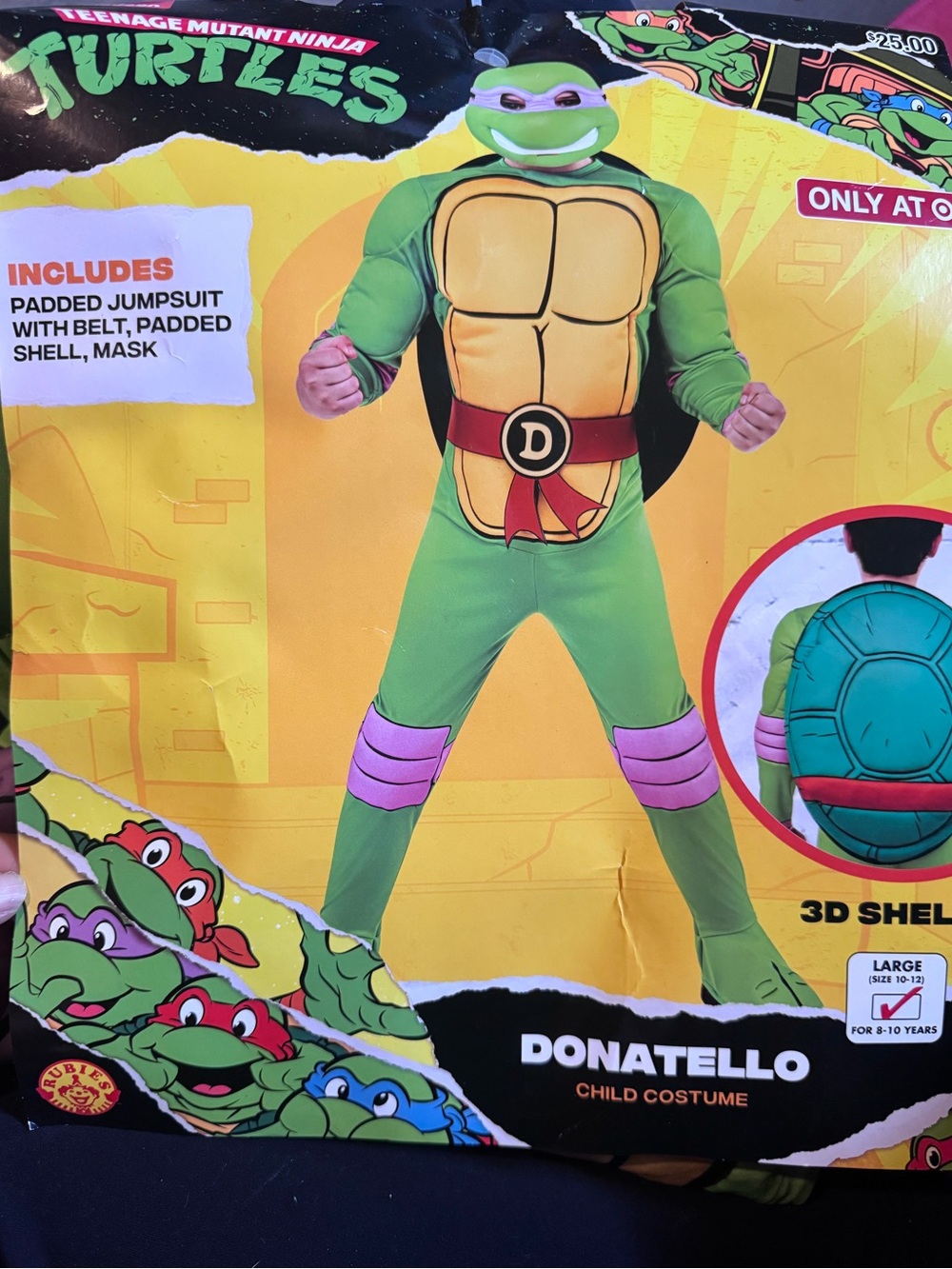 Donatello Teenage Mutant Ninja Turtles Kids Costume - Green
